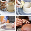 Nozomy Clay Tools,12PCS Pottery Clay Sculpting Tool Set