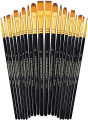 Transon 20pcs Art Painting Brush Set for Acrylic Watercolor Gouache Hobby Craft Face Painting