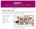 DecoArt SoSoft Fabric Acrylics Paint, 1-Ounce