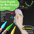 Liquid Chalk Markers Pens - 8 Colors Washable & Wet Erase Neon Chalk Makers for Blackboard, Chalkboard Signs
