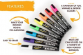 Chalk Markers - 8 Vibrant, Erasable