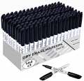Dry Erase Markers Bulk, Liqinkol 144 Pack Black Whiteboard Markers