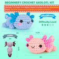 Crochet Kit for Beginner, Crochet Starter Kit w Step-by-Step Video Tutorials