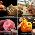 Wood Carving Knife Set - 20 PCS Hand Carving Tool Set for DIY Sculpture Carpenter Experts & Beginners