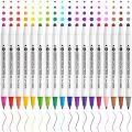 Shuttle Art 18 Colors Dual Tip Dot Marker Pens for Kids Adults, Metallic & Classic Colors