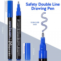 Outline Marker Pen Set,Super Squiggles Outline Markers-12 Color Shimmer Markers