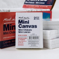 Mont Marte Mini Canvas 6x8cm, Stretched Small Canvas& Primed Plastic Frame 2pcs Shrinked- 36 Pack