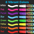 Window Chalk Markers for Cars Washable: 8 Colors Jumbo Liquid Chalk Marker with 10mm Thick Tips, Big Chalkboard Markers