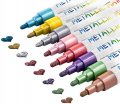 Liquid Chalk Markers Metallic Color Chalk Pens 6mm Bold Tip Erasable Liquid Chalk Pen for Blackboards Chalkboard Bistro Menu Window 8 Pack