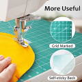 Free Motion Quilting Slider Mat with Tacky Back, Self-Sticky Quilting Accessory Slip Mat