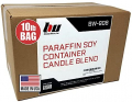 Blended Waxes, Inc. Paraffin Soy Container Candle Blend| White | for Candle Making | Single Pour | 10lb Pastilles
