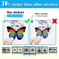 300 PCS Stickers Pack (50-850Pcs/Pack), Colorful VSCO Waterproof Stickers