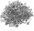 JIALEEY 300 PCS Wholesale Bulk Lots Jewelry Making Charms Mixed Smooth Tibetan Silver Alloy Charms Pendants DIY for Bracelet Necklace Jewelry Making and Crafting
