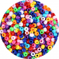 1000 Wholesale Pony Beads, Multi-Colored Bracelet Beads