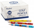 Madisi Golf Pencils with Eraser, 2 HB Half Pencils