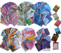 1000 Pieces Washi Sticker Set and Vintage Scrapbook Paper Journaling Supplies, Including 6 Set