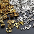 Vintage Charms Bulk,200pcs Mixed Antique Charms Tibetan Alloy Pendants for Necklace Bracelet Jewelry Making and Crafting