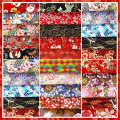 Tudomro 30 Pieces Japanese Style Fabric Squares 8 x 10 Inch Fabric Bundle Squares Patchwork, Wrapping Cloth Quilting Fabric Bundles for DIY Patchwork Sewing Supplies (Fresh Style)