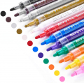 Emooqi 12 Colors Acrylic Paint Marker Pens 3MM