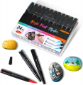 24 Colors Acrylic Paint Markers With Fine Tip Medium Tip