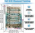 Excitation Language Diamond Painting Kits,5D Diamond Art Kits Full Drill Diamond Painting Kits for Adults Kids Beginner