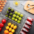 6 Pack Plastic Storage Bins for Pantry, Refrigerator, 10 x 6 x 3 Inch