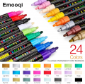 Emooqi Set of 24 Colors Acrylic Paint Pens