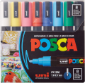 POSCA 8-Color Paint Marker Set 5M Medium