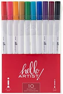 Hello, Artist! Dual Tip Dot Markers Set of 10