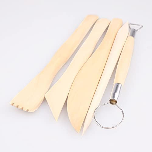 Set of 13 PCS Pottery Clay Tools, Wooden Pottery Tool Sets