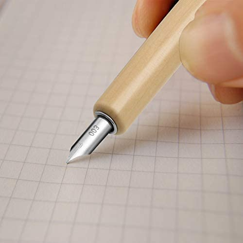 11 Pieces Comic Pen Nib Set, G-Pen Nib Stainless Steel Comic Pen Nib Calligraphy Nibs with Wooden Comic Pen Nib Holder for Writing