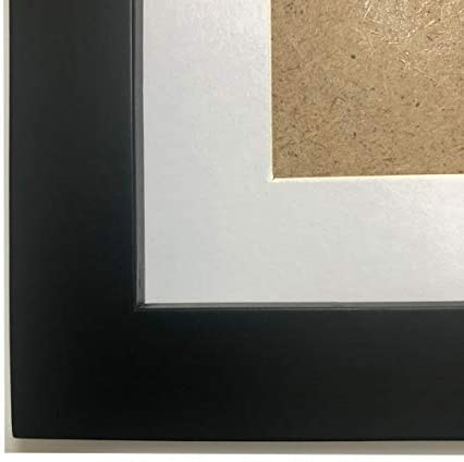 5x5 Picture Frames with 4x4 Opening Mat. 5x5 Black Square Photo Frame. Solid Wood, Plastic Panel.The Protective Film Has a Logo on it and Must be Removed.The Tabletop or The Wall.
