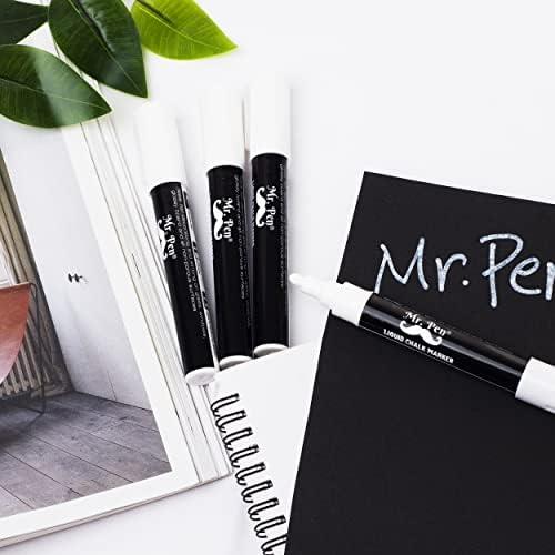 Mr. Pen- White Chalk Markers, 4 Pack