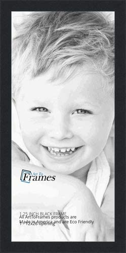 ArtToFrames 12x26 inch Black Picture Frame, 2WOMFRBW72079-12x26