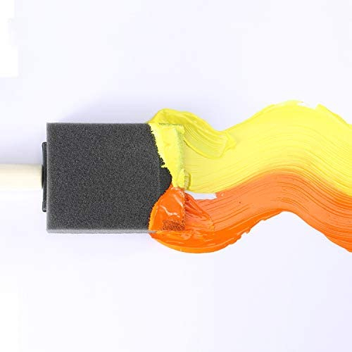 Bates- Foam Paint Brushes, 16 Pack