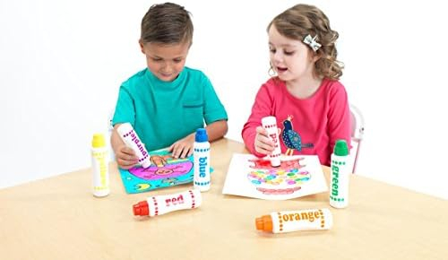 Do A Dot Art! Set of 4 Pack Rainbow Washable Dot Paint Markers for Kids and Toddlers, The Original Dot Marker