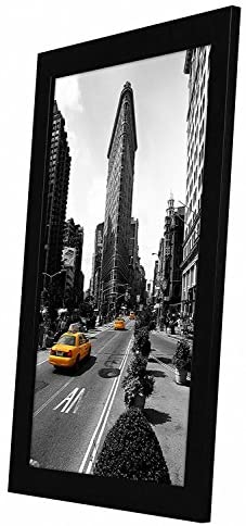 Americanflat 11x17 Picture Frame in Black - Legal Sized Paper Display - Composite Wood with Shatter Resistant Glass - Horizontal and Vertical Formats for Wall