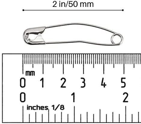 Quilting Curved Safety Pins for Quick Basting, Size 3