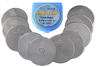 Quilter’s Cut 45mm Rotary Blades, 10 Pack