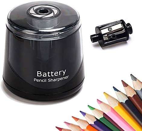 Pencil Sharpeners Electric Pencil Sharpener, Battery Operated Pencil Sharpener for Kids Artists Adults