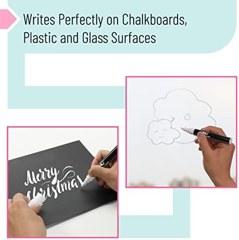 Mr. Pen- White Chalk Markers, 4 Pack