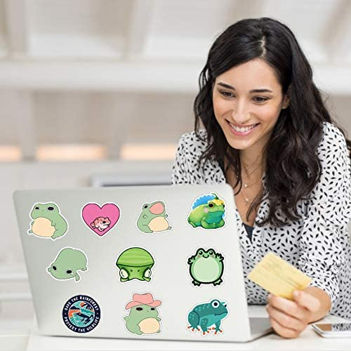 Frog Stickers| 50 PCS | Vinyl Waterproof Stickers for Laptop,Skateboard