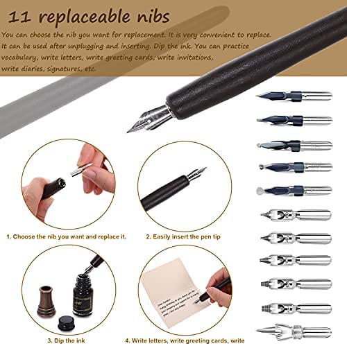 NC Calligraphy Pen Set, with Calligraphy Pen and Pen Nib