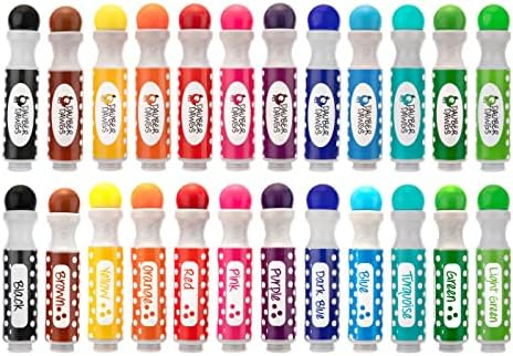 Washable Dot Markers 36 Pack With 118 Activity Sheets For Kids, Gift Set With Toddler Art Activities
