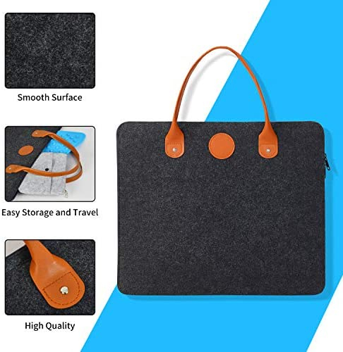 Rdutuok 17 x13.5 Inches Wool Pressing Mat for Quilting with Carrying Case 100% New Zealand Wool Felted Ironing Pad for Sewing, Quilting Supplies