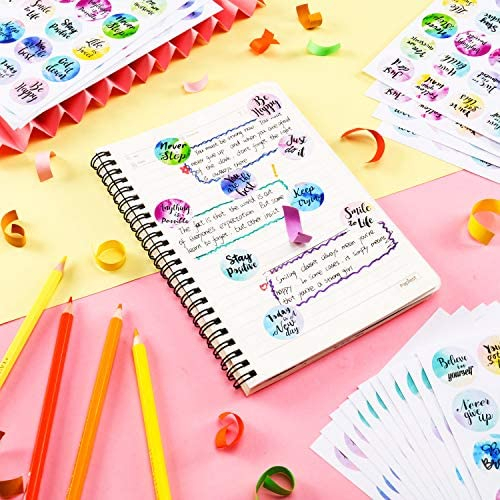 480 Pieces Inspiring Planner Stickers Inspirational Quote Stickers Encouraging Stickers Motivational Encouragement Stickers for Book Phone Car Bike Scrapbook