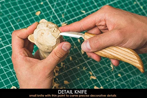 BeaverCraft Wood Carving Detail Knife C8 1.5