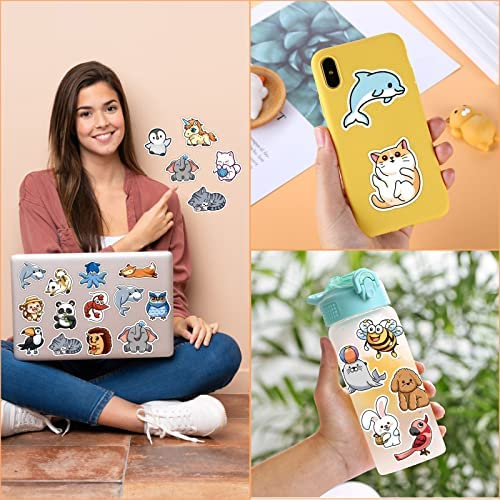 Animal Stickers 300PCS Cute Stickers for Kids/Teens,Stickers for Water Bottles