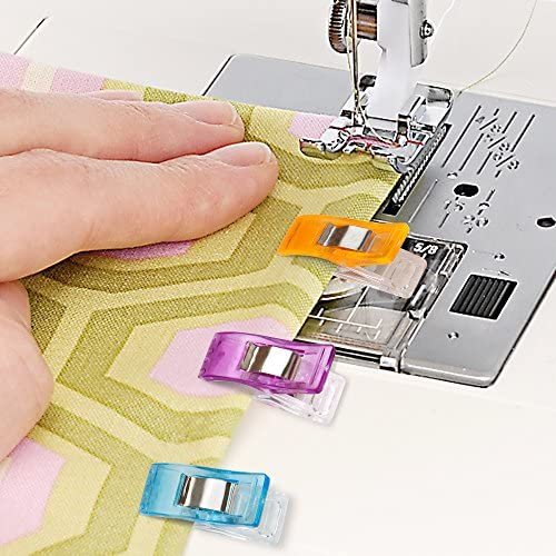 MumCraft Multipurpose Sewing Clips with Tin Box Package, Assorted Colors