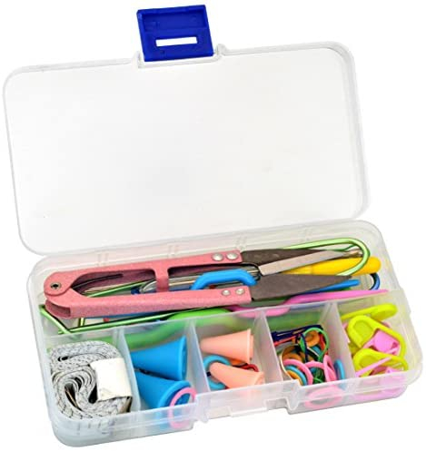 Dxhycc New Basic Knitting Tools Accessories Supplies with Case Knit Kit Lots